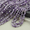 Ametyst kula fasetowana 6mm [sznur 39cm]