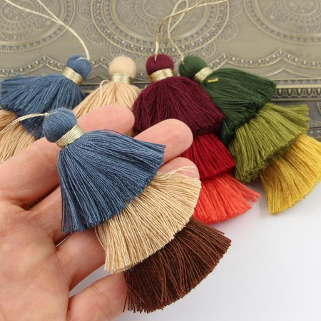 Chwost potrójny wielokolorowy 75x40mm