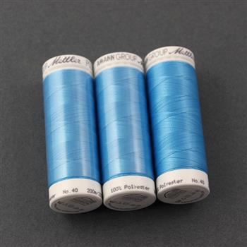 Nici Poly Sheen No. 40 błękit lazurowy 200m [szpula]