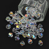 Preciosa Bicone Bead Rondelle Crystal AB 6mm [12szt]