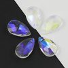 Kryształek szklany łezka fasetowana crystal AB 22x13mm