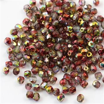 Fire Polish 3mm Crystal Magic Apple   [40szt]