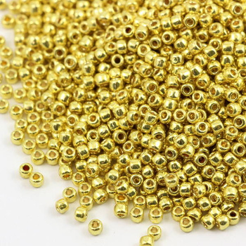 Toho Round 8/0 Permafinish - Galvanized Yellow Gold [10g]