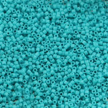 Miyuki Delica 11/0 Dyed Opaque Turquoise Matted [5g]