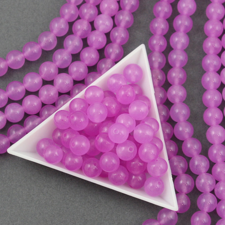 Jadeit fioletowy kula gładka 8mm