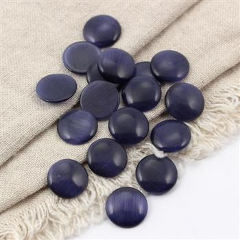 Kaboszon kocie oko okrągły granatowy 14mm