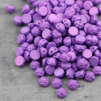 Roseta Two-Hole Cabochon Chatoyant Spring Crocus [15szt]