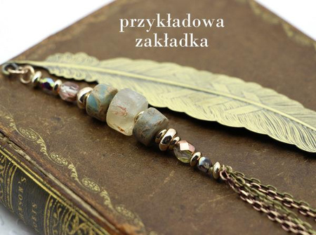 Baza zakładki do książki złote pióro 11,5cm