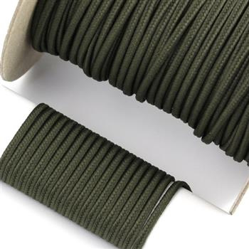 Sznurek sutasz POLSKI 3mm ciemna oliwka [1metr]