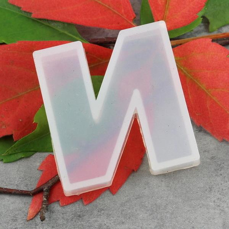 Forma silikonowa do odlewów z żywicy litera N 4cm