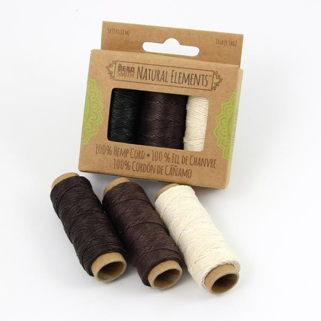 Sznurek konopny 100% 0,55mm / 3x18m