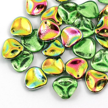 Rose Petals 14x13mm Vitrail