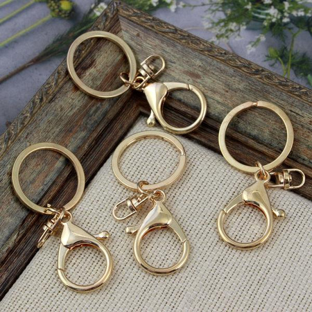 Zapięcie do breloka złote 65mm