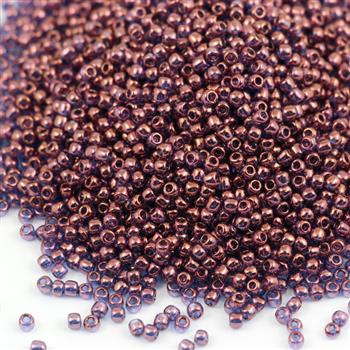 Toho Round 11/0 Gold-Lustered Amethyst [10g]