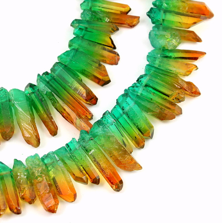 Kwarc multikolor sopel 18x40mm