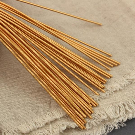 Sprężynka a la wire wrapping złota 1mm