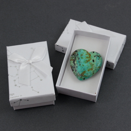 Pudełko ozdobne "ZODIAK" białe 8x5x3cm