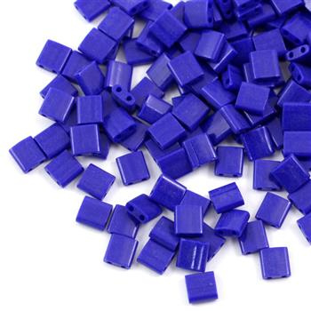 Miyuki Tila Beads 5x5x1,9mm Opaque Cobalt [30szt]