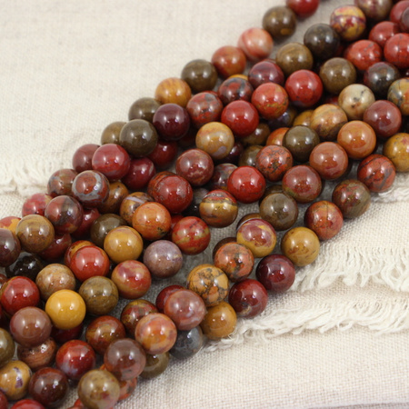 Jaspis czerwony kula gładka 8mm