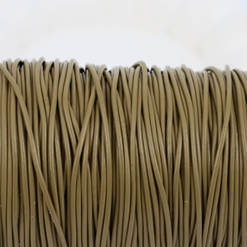 Rzemień skórzany beżowy 1,5mm [1metr]