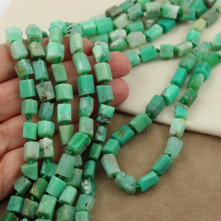 Chryzopraz wałek 10x8mm