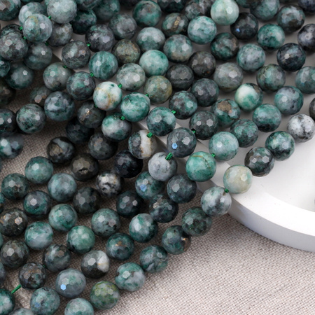 Szmaragd kula fasetowana 8mm