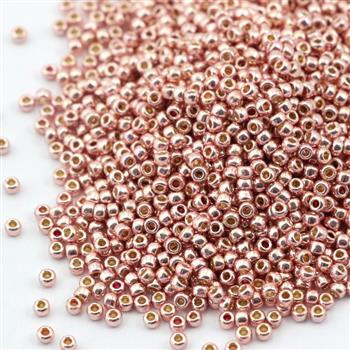 Toho Round 11/0 PermaFinish - Galvanized Sweet Blush [10g]