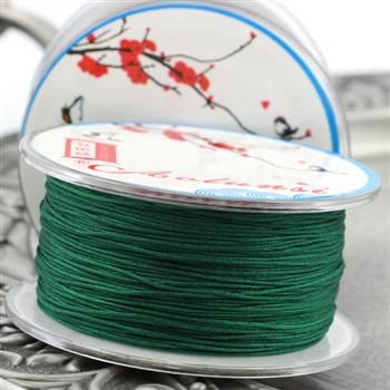 Sznurek nylonowy ciemny zielony 0,6mm [szpula 45m]