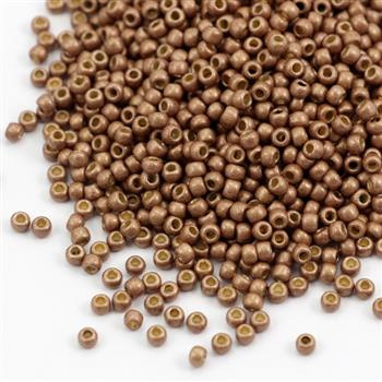 Toho Round 11/0 Permafinish - Matte Galvanized Almond [10g]