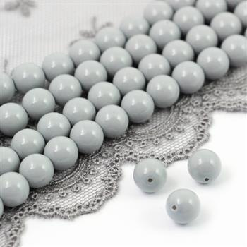 Preciosa Nacre Round Pearl Maxima Ceramic Grey 4mm [10szt]