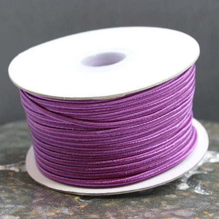 Sznurek sutasz chiński 3mm wrzosowy [1 szpula]