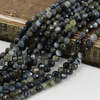 Turmalin niebieski kula fasetowana 6mm [sznur 39cm]