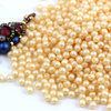Round Beads Velvet Ecru 3mm [50szt]