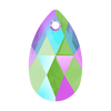 6106 Swarovski Pear-shaped Pendant 16x9mm Erinite Shimmer