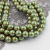 Preciosa Nacre Round Pearl Maxima Pearlescent Khaki 6mm [6szt]