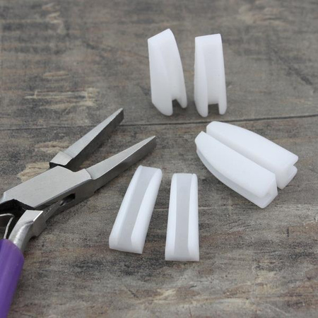 Końcówki płaskie do szczypiec 25x8x7 mm [2szt]