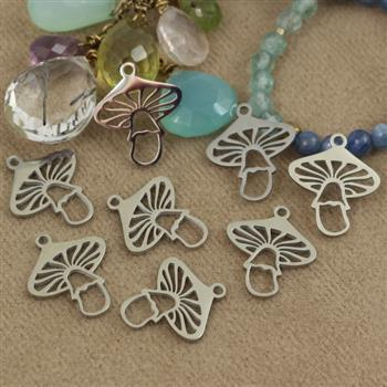 Zawieszka grzybek stal szlachetna 17x15mm