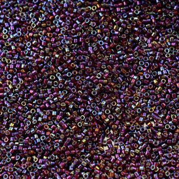 Miyuki Delica 11/0 Silver Lined Glazed Dark Cranberry AB [5g]