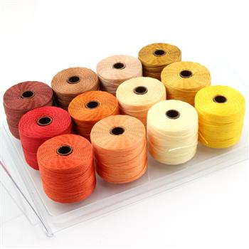 Nici nylonowe S-Lon bead cord FALL MIX 0,5mm/70m [12szt]