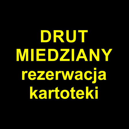 Drut miedziany 0,6mm