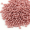 Round Beads Velvet Powder Pink 3mm [50szt]