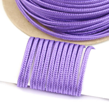 Sznurek sutasz POLSKI WISKOZA 2,8mm fioletowy [1metr]