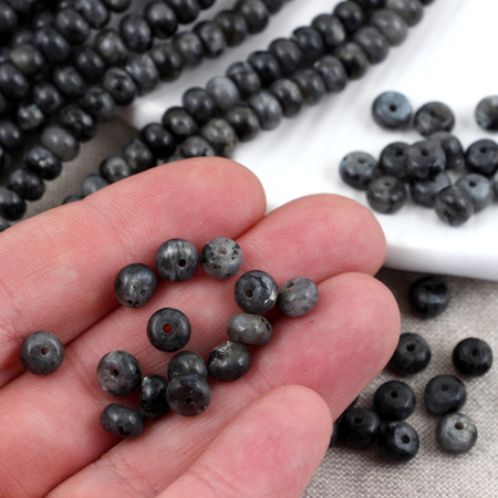 Larvikit oponka gładka 6x4mm