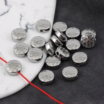 Przekładka moneta teksturowana stal szlachetna 9mm