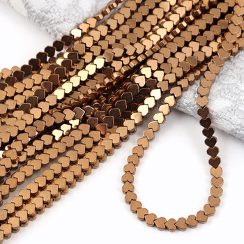 Hematyt brązowy mini serce 4mm [10szt]