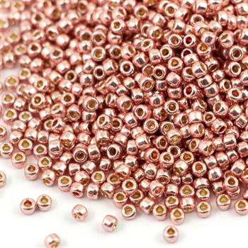 Toho Round 8/0 PermaFinish - Galvanized Sweet Blush [10g]