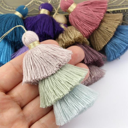 Chwost potrójny pudrowy mix 75x40mm