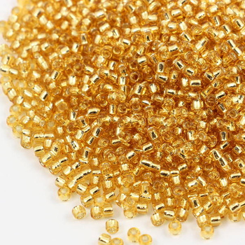 Toho Round 8/0 Silver-Lined Lt Topaz [10g]