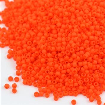 Toho Round 11/0 Opaque-Frosted Sunset Orange [10g]