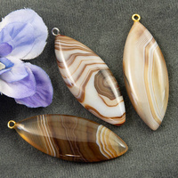 Zawieszka agat wrzeciono 50x20mm